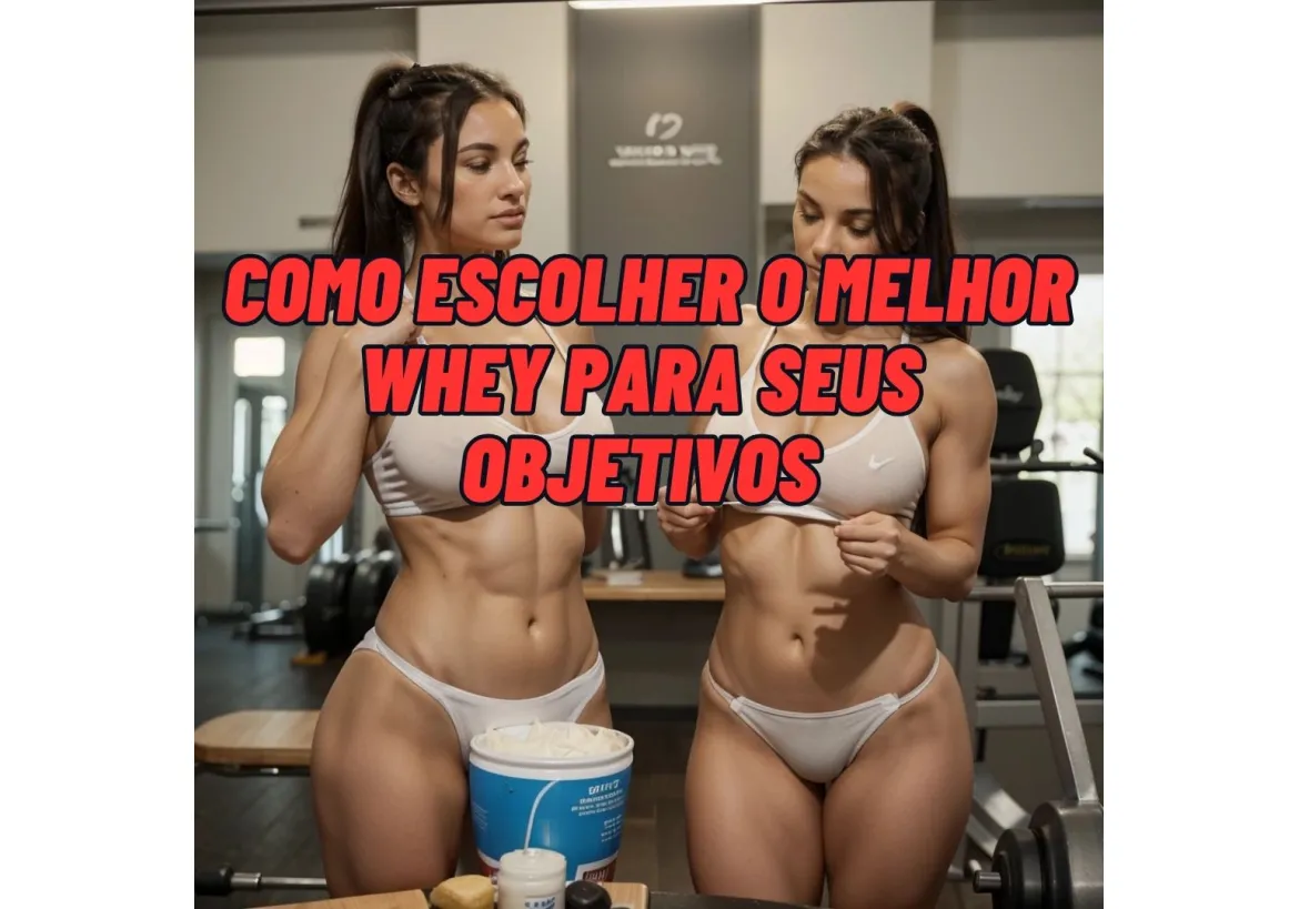  COMO ESCOLHER O MELHOR WHEY PARA SEUS OBJETIVOS