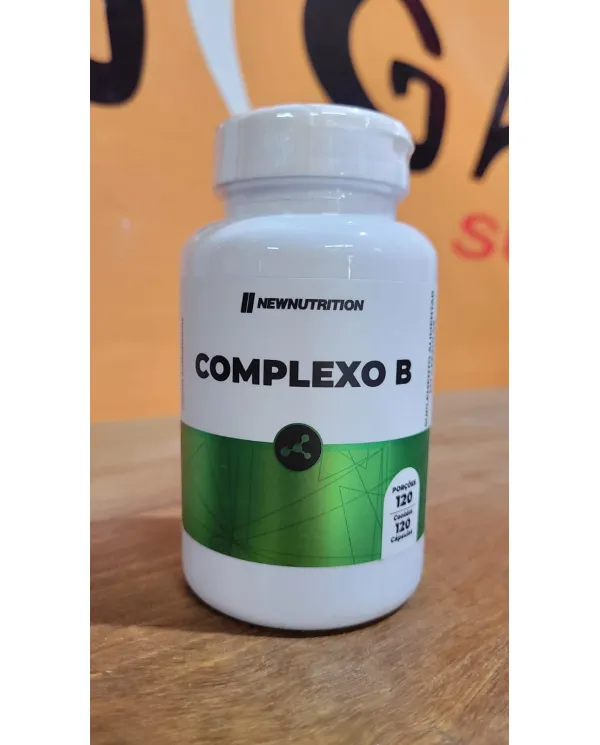Comprar Complexo B NewNutrition 120 Cápsulas - Suplemento Vitaminas do Complexo B — Gigantic Suplementos Complexo B NewNutrition 120 Cápsulas - Suplemento Vitaminas do Complexo B