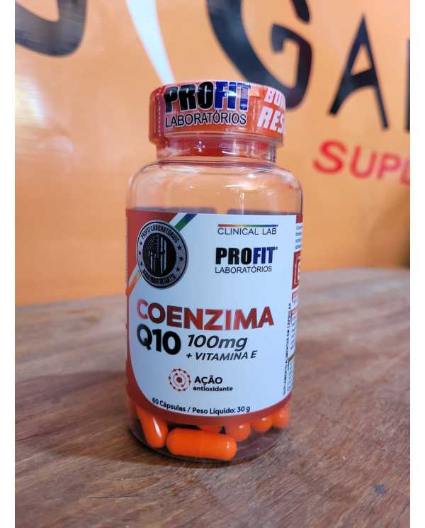 Coenzima Q10 100mg + Vitamina E - Profit 60 cápsulas