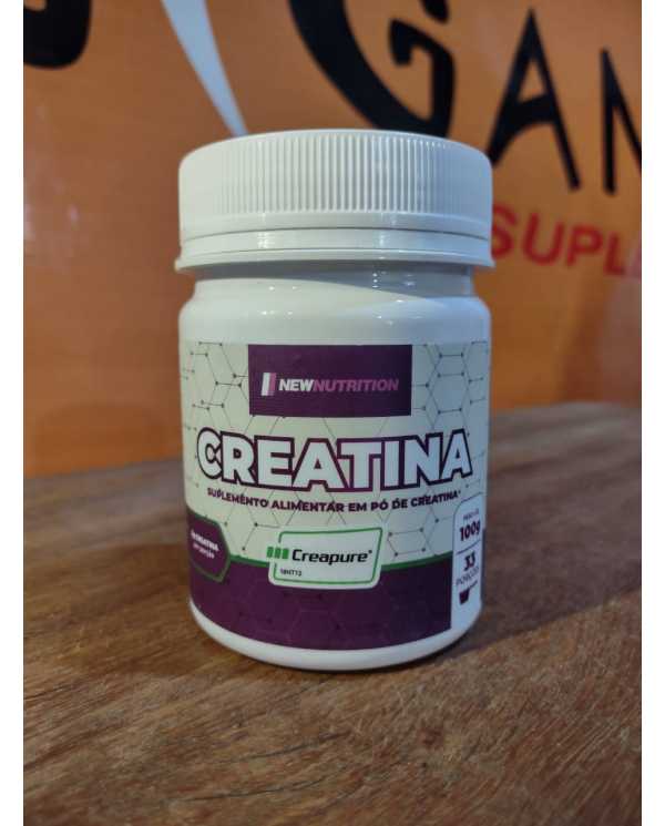 Creatina Monohidratada Creapure em Pó 100g New Nutrition