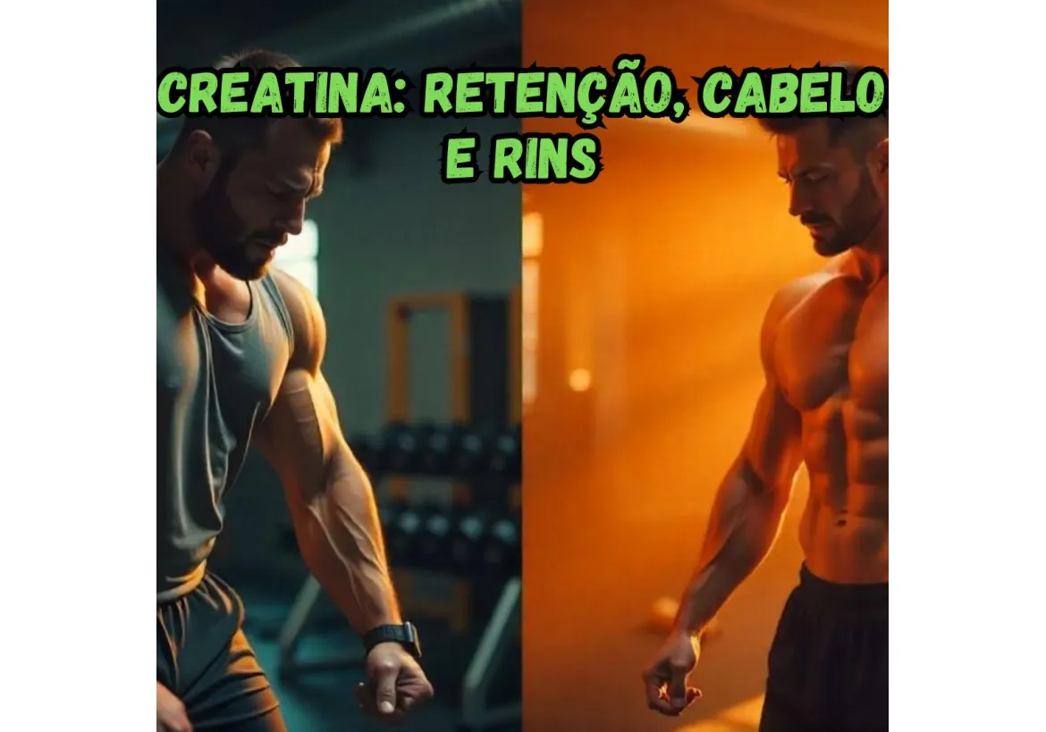 CREATINA: CAUSA RETENÇÃO DE LÍQUIDOS, QUEDA DE CABELO OU DANOS AOS RINS?