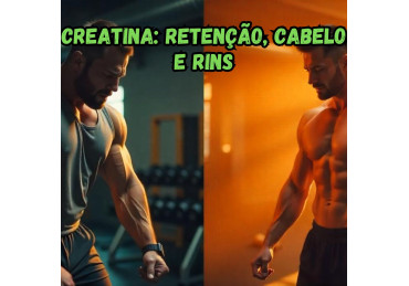 CREATINA: CAUSA RETENÇÃO DE LÍQUIDOS, QUEDA DE CABELO OU DANOS AOS RINS?