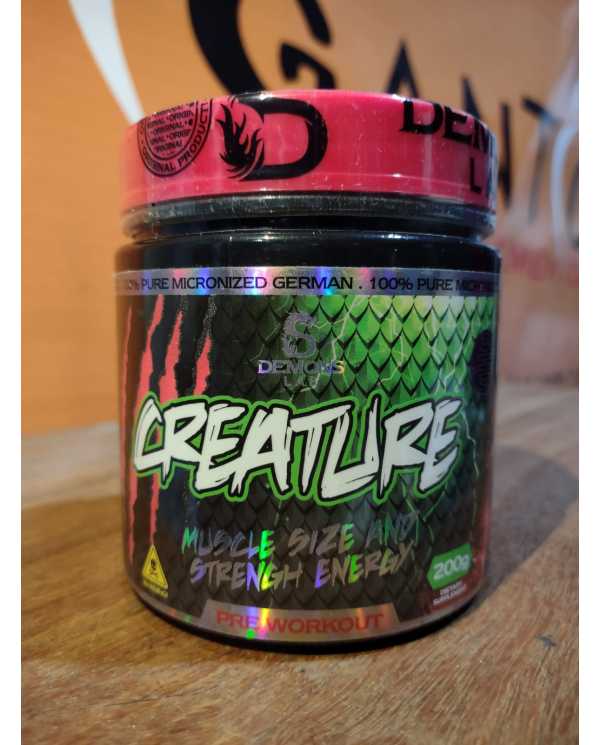 Creature Creatina Pura 200g Tecnologia alemã Nova Fórmula - Demons Lab