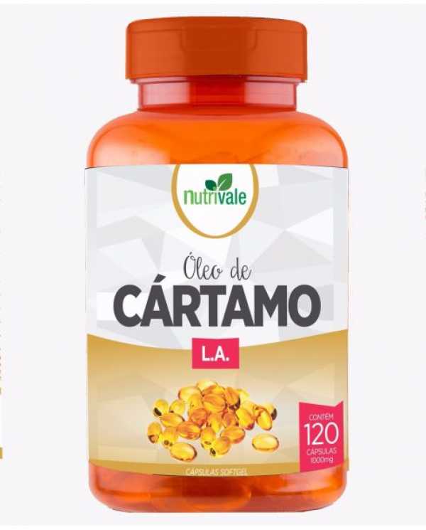 Óleo de Cártamo 120 caps 1000mg Nutrivale