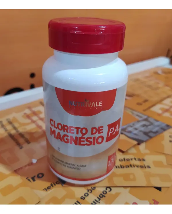 Comprar Cloreto de Magnésio 120 cápsulas Nutrivale — Gigantic Suplementos Cloreto de Magnésio 120 cápsulas Nutrivale