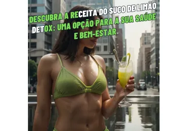 DESCUBRA A RECEITA DO SUCO DE LIMÃO DETOX: UMA OPÇÃO PARA A SUA SAÚDE E BEM-ESTAR