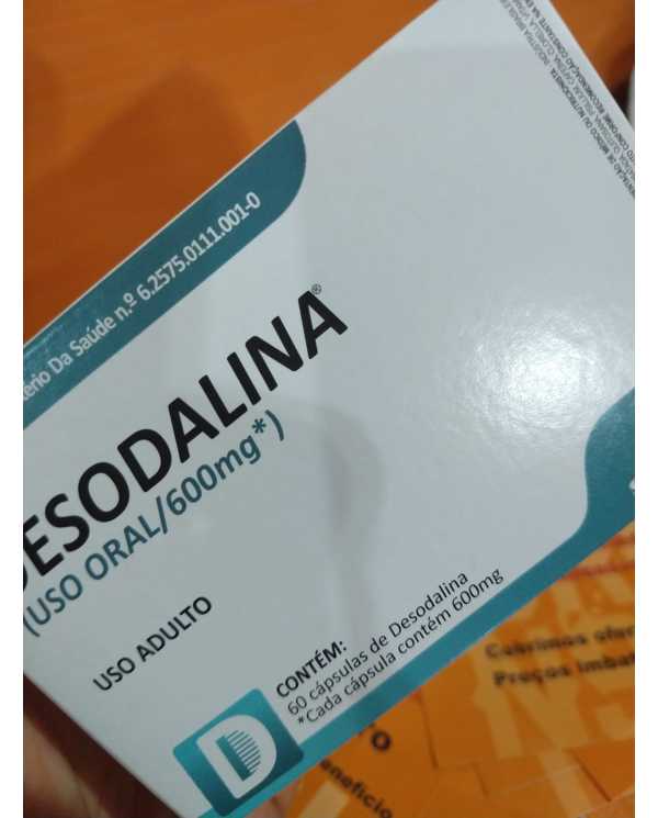 Desodalina 600mg 60 Cápsulas - Sanibras