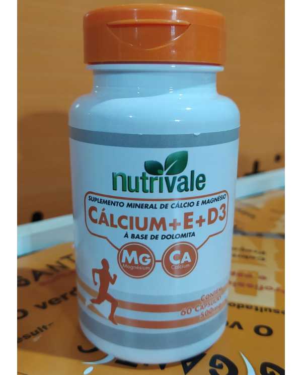 Calcium + E + D3 60 cápsulas 500mg 