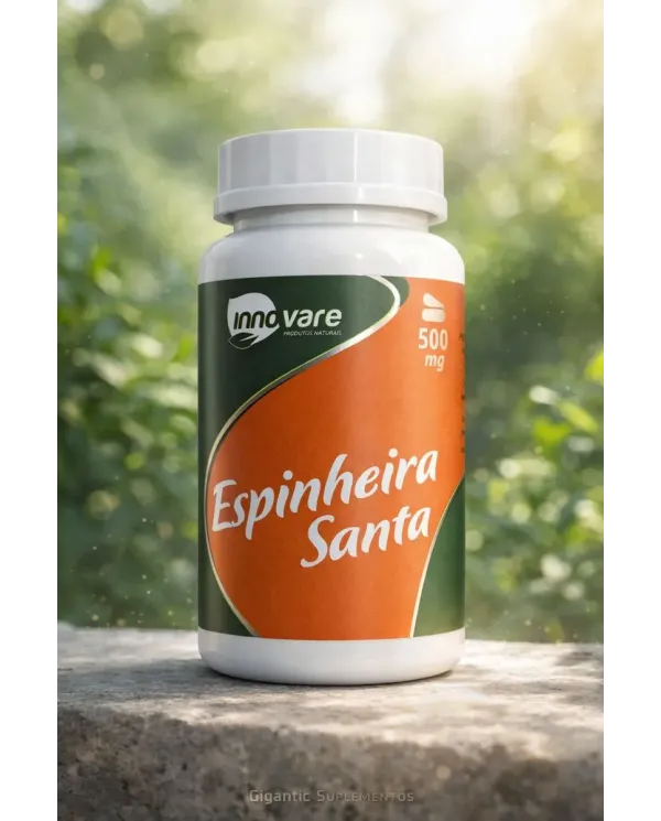 Espinheira Santa 500mg Inovare | 60 Cápsulas Naturais | Suplemento Vegetal