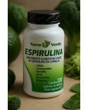 Espirulina Terra Verde 120 Cápsulas 480mg – Suplemento Natural com Proteínas, Ferro e Clorofila para Mais Energia no Dia a Dia!