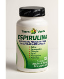 Espirulina Terra Verde 120 Cápsulas 480mg – Suplemento Natural com Proteínas, Ferro e Clorofila para Mais Energia no Dia a Dia!