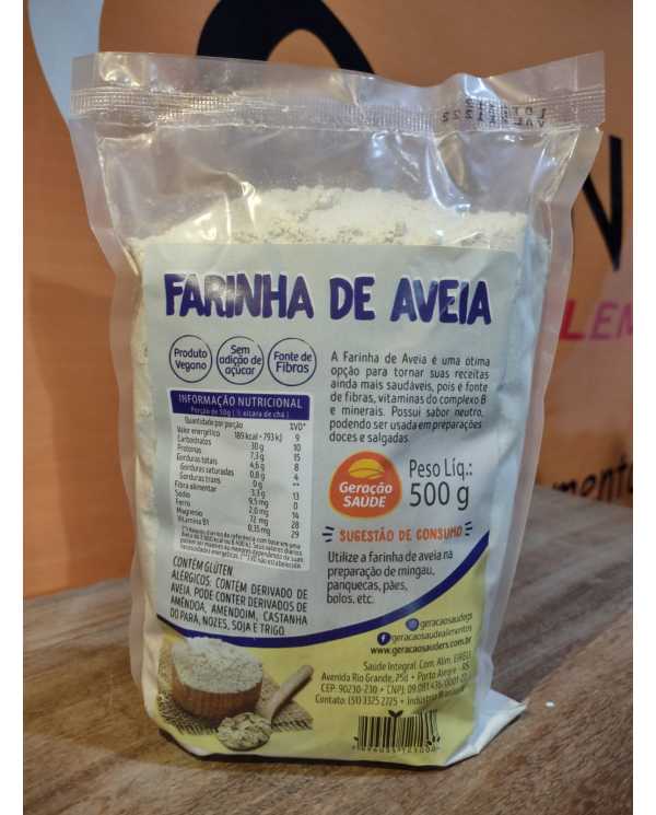 Farinha de aveia 500g