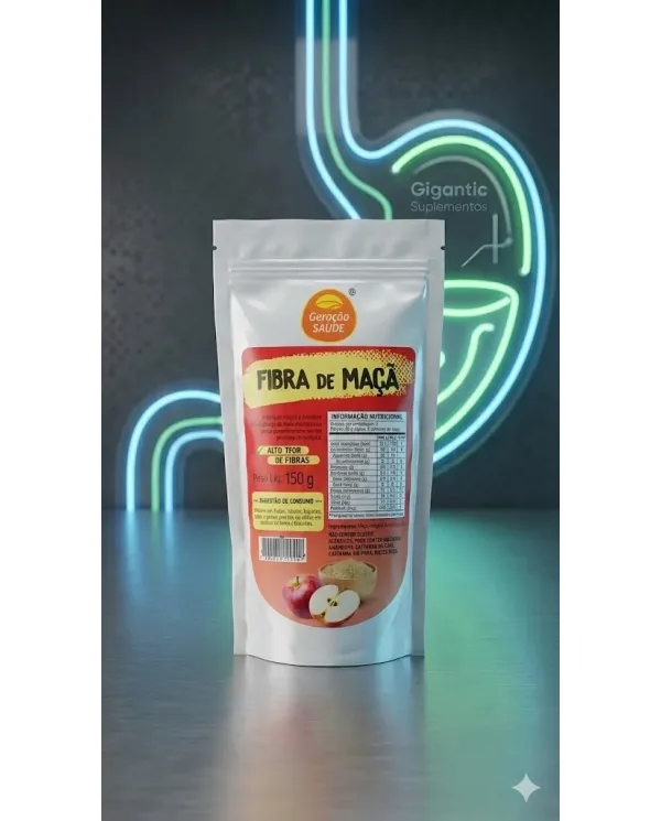Comprar Fibra de Maçã Integral Desidratada 150g Sem Glúten Alto Teor de Fibras Geração Saúde — Gigantic Suplementos Fibra de Maçã Integral Desidratada 150g Sem Glúten Alto Teor de Fibras Geração Saúde