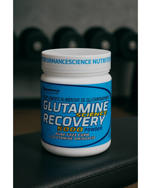 Glutamine Science Recovery 300g – Suplemento Alimentar Performance, Sem Sabor