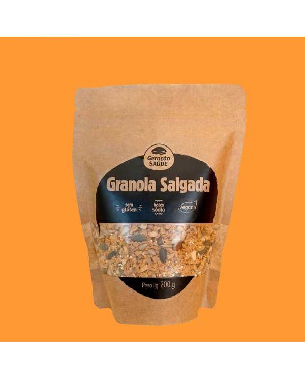 Granola Salgada 200g sem gluten