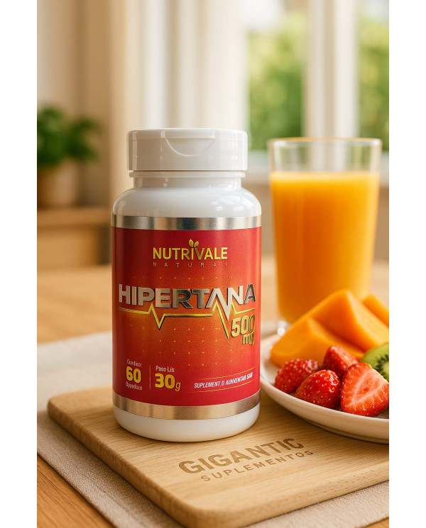 Hipertana Nutrivale Natural 500mg – Suplemento Alimentar 60 Cápsulas