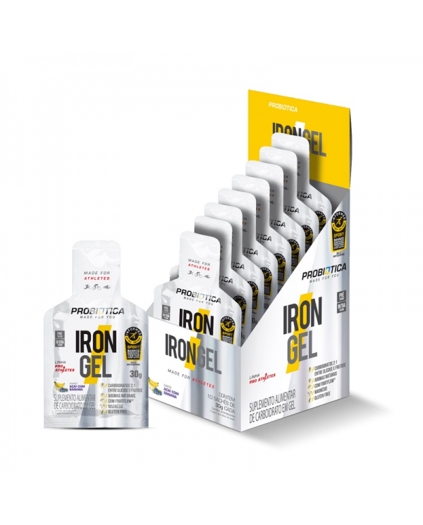 Iron Gel 10 Sachês - Pro Athletes