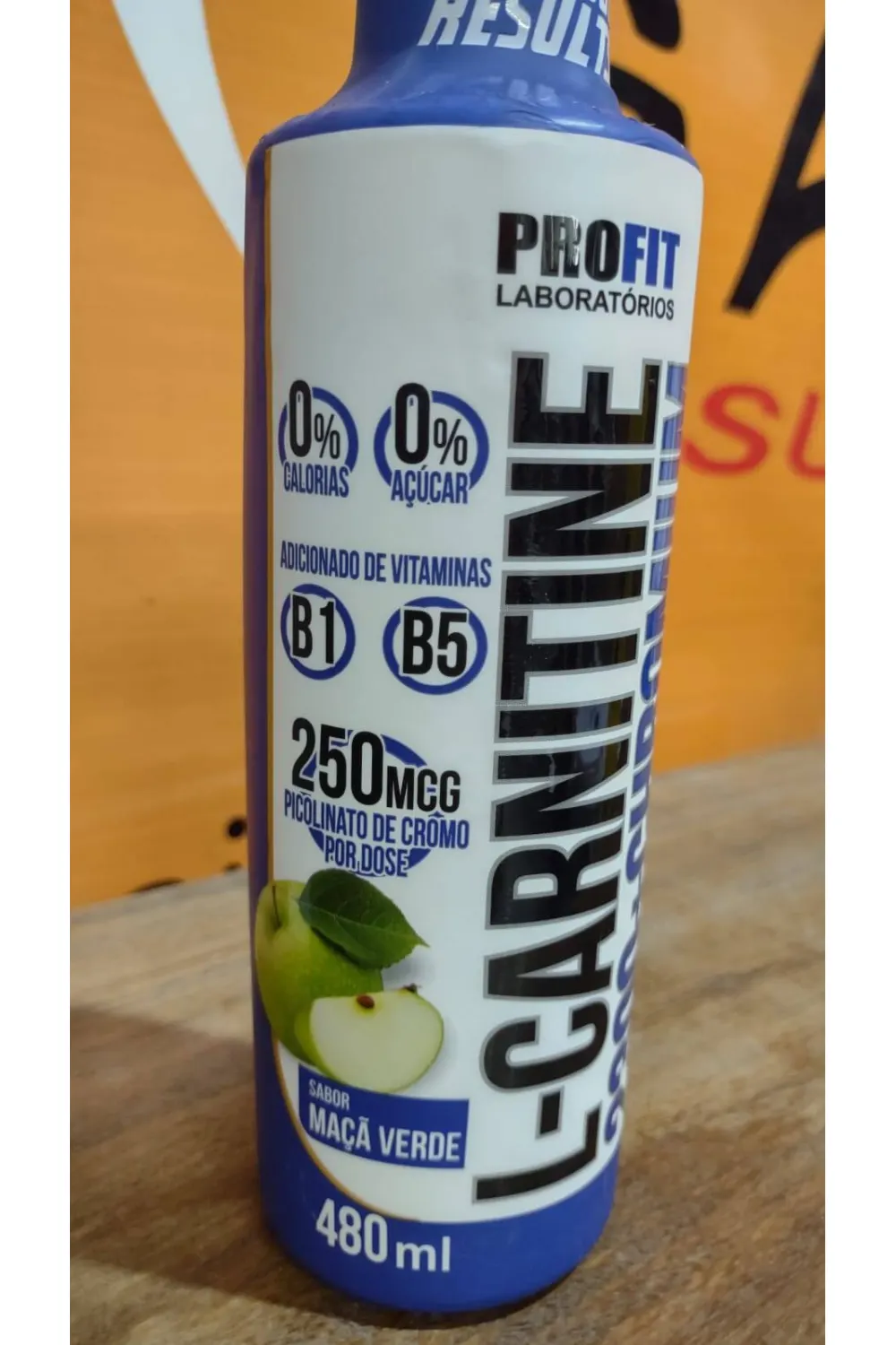 L-Carnitine 480ml Carnitina Líquida 2300 + Chromium Profit