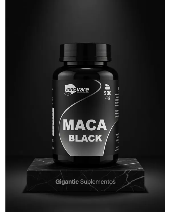 Maca Black 500mg Innovare 100 Cápsulas | Suplemento Alimentar