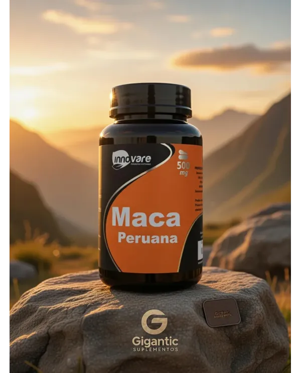 Maca Peruana 500mg 100 Cápsulas | Suplemento Natural Innovare