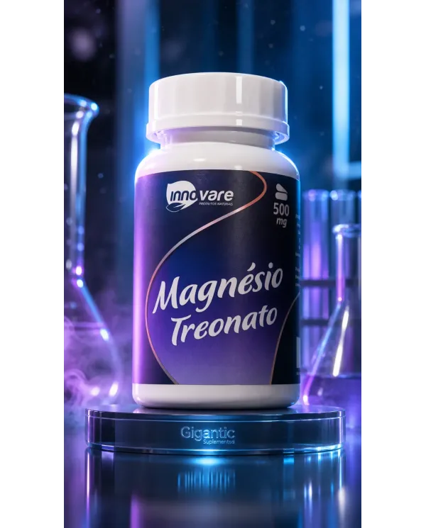 Magnésio Treonato 500mg Inovare Suplemento Mineral em Cápsulas