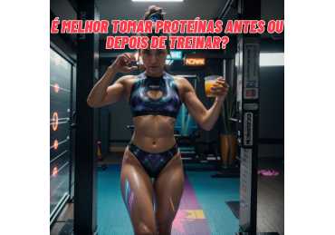 É MELHOR TOMAR PROTEÍNAS ANTES OU DEPOIS DE TREINAR?