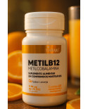 Metil B12 Tiaraju 9,94µg Metilcobalamina 60 Comprimidos Mastigáveis Sabor Laranja Suplemento Alimentar Metil B12 Tiaraju 9,94µg Metilcobalamina 60 Comprimidos Mastigáveis Sabor Laranja Suplemento Alimentar