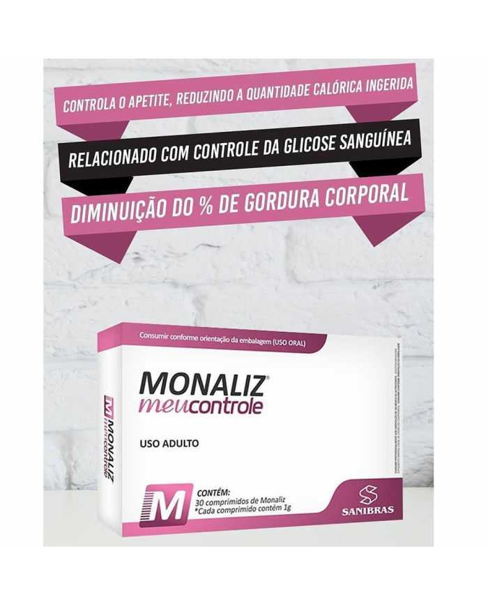 Monaliz 650mg com 30 cápsulas Sanibras