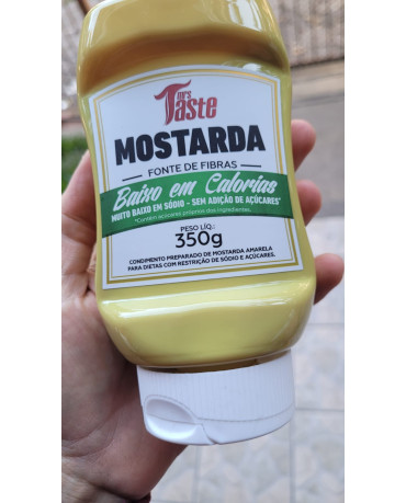 Mostarda Mrs Taste 350g – Baixo Sódio, Sem Açúcar, Fonte de Fibras