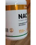 Comprar NAC 600mg (N-Acetil L-Cisteína) 60 Cápsulas – Tiaraju — Gigantic Suplementos NAC 600mg (N-Acetil L-Cisteína) 60 Cápsulas – Tiaraju