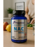 NAC 600mg Performance Science Nutrition – 60 Tabletes – Suplemento Alimentar de N-Acetil L-Cisteína NAC 600mg Performance Science Nutrition – 60 Tabletes – Suplemento Alimentar de N-Acetil L-Cisteína