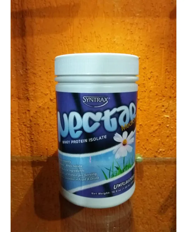 Nectar Whey Protein Isolate Medicalunflavored 1LB (importado)