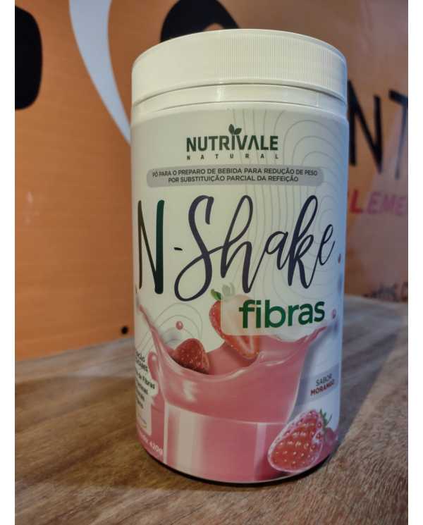 N-shake fibras morango 420 gr Nutrivale