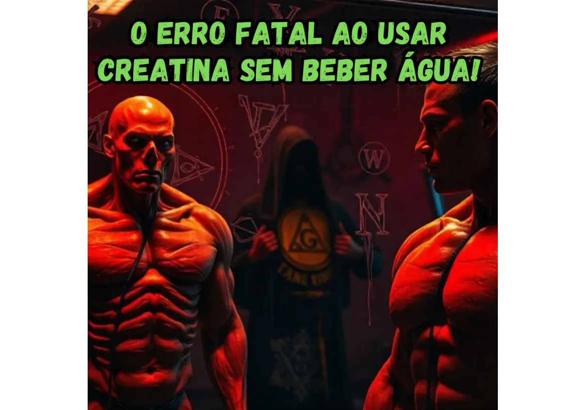 O ERRO FATAL AO USAR CREATINA SEM BEBER ÁGUA!