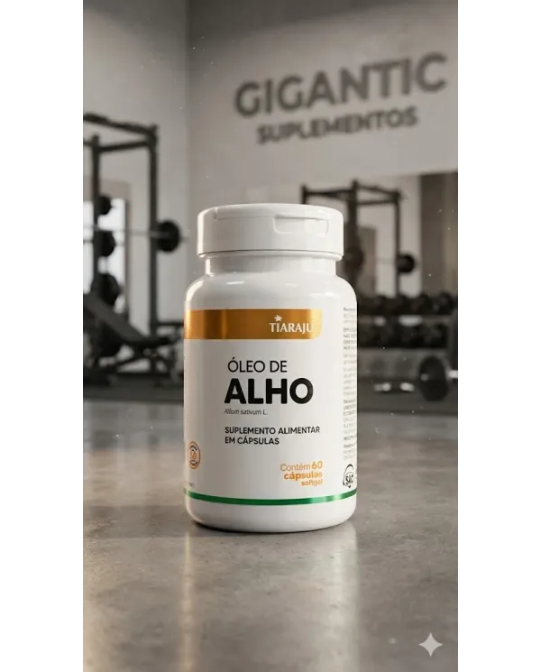 Óleo de Alho Tiaraju 60 Cápsulas Softgel Suplemento Alimentar
