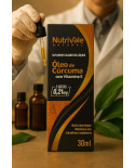 Óleo de Cúrcuma com Vitamina E 30ml - Nutrivale