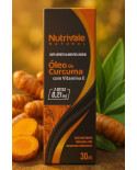 Óleo de Cúrcuma com Vitamina E 30ml - Nutrivale