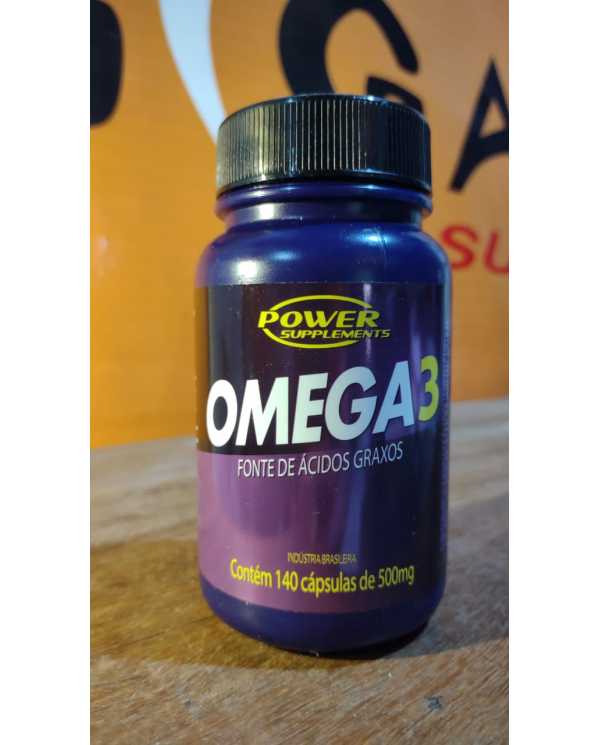 ômega 3 140 cápsulas de 500mg Power Supplements