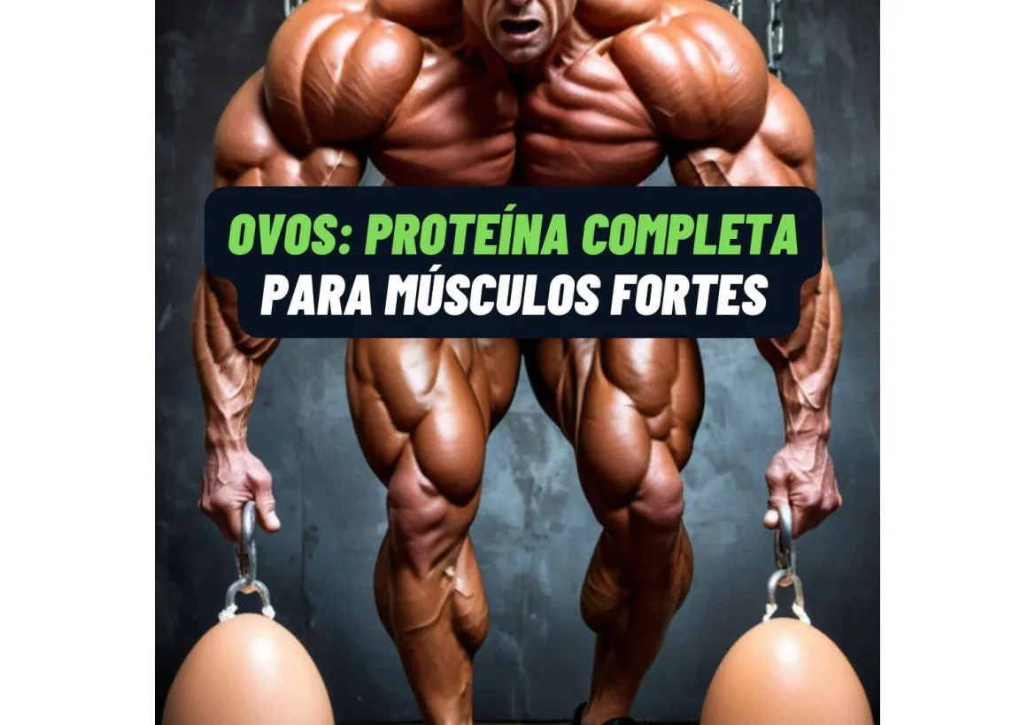 MÚSCULOS ESCULPIDOS GRAÇAS À PROTEÍNA DOS OVOS