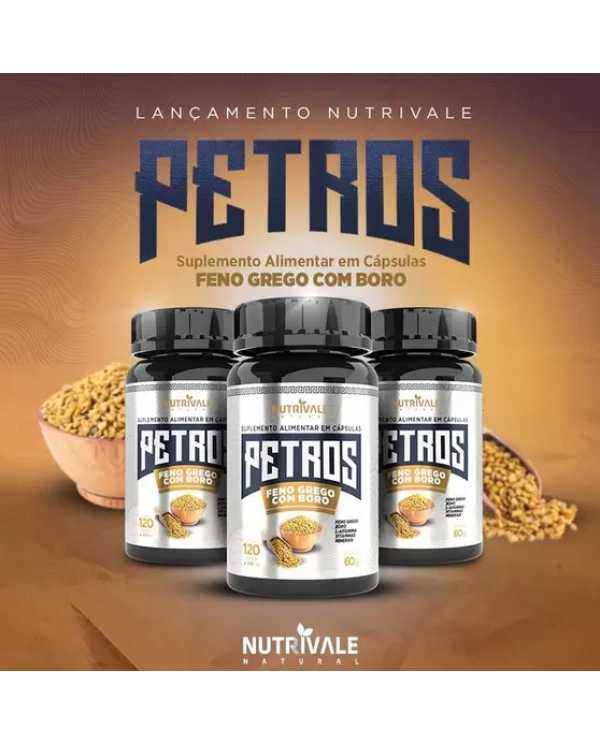 Petros feno grego com Boro 120caps Nutrivale