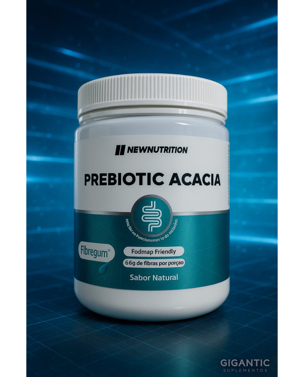 Prebiotic Acacia NewNutrition 240g Sabor Natural – Suplemento Alimentar em Pó com Fibras Fodmap Friendly
