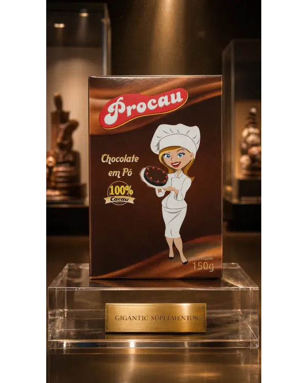 Cacau em Pó Procau 100% Cacau 150g - Sem Glúten e Rico em Fibras