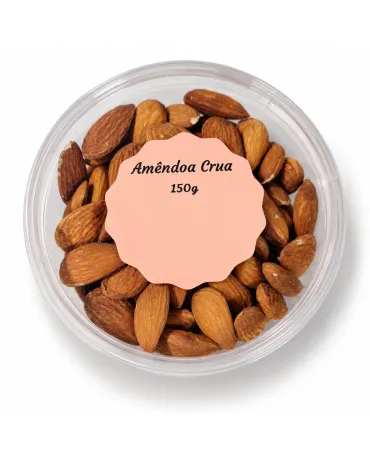 Amêndoa Crua Gigantic Suplementos Pote 150g Natural Crocante
