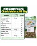 Chá de Melissa Officinalis JMF 30g - Embalagem e Gráficos de Benefícios - foto 5 de 5