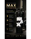 Coqueteleira Max Titanium 700ml com misturador e tampa flip - foto 5 de 7