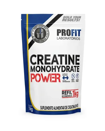 Creatina Monohidratada Power Profit Laboratórios Refil 1kg