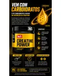 Pote de Creatine Power 3VS Nutrition 300g creatina monohidratada em pó - foto 2 de 4