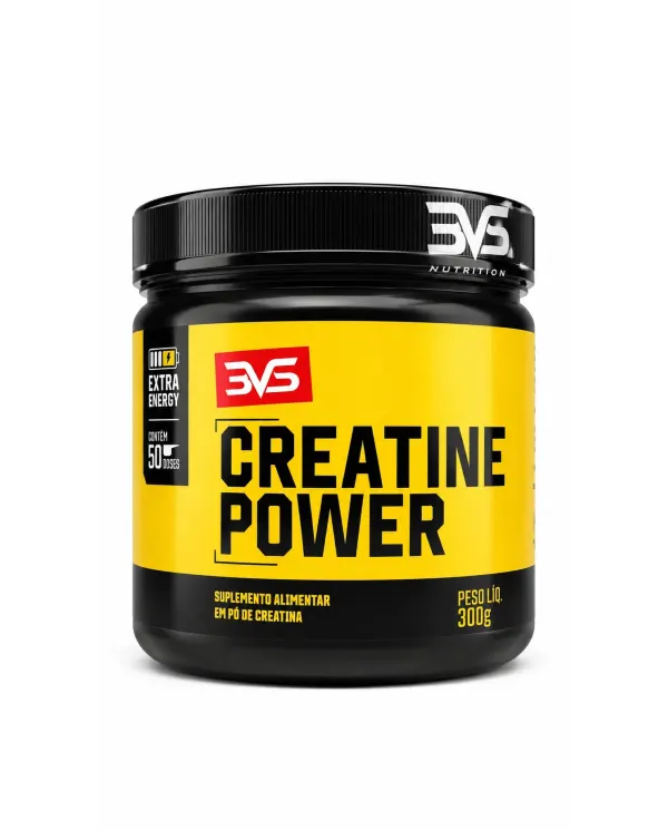 Creatine Power 3VS Nutrition 300g - Creatina Monohidratada em Pó 50 Doses