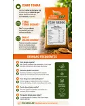JMF Feno Grego 50g embalagem de chá natural em grãos - foto 4 de 5