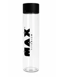 Comprar Garrafa Cristal Slim Max Titanium 1000ml Garrafa Cristal Slim Max Titanium 1000ml transparente com tampa preta